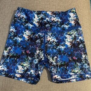 Zyia Blue Chaos Light n Tight Hustle Shorts